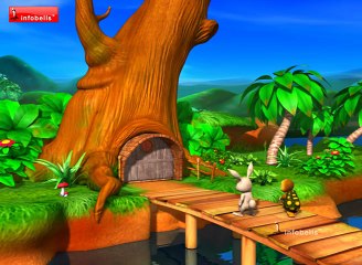 Hare vs Tortoise Moral Stories for Children in Telugu