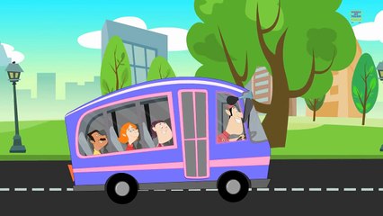 Wheels On The Bus | Wheels On the Bus Go Round and Round | Nursery Rhymes