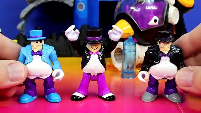 Batcave Battle! BATMAN FARTS on Bad Guys + Robin Shoots Missiles Imaginext Fisher Price Ho