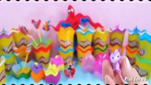Peppa pig Frozen Spiderman Barbie Show Kinder surprise eggs Play doh Toys unboxing