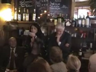 Jeannette Bougrab reçoit Michel Barnier