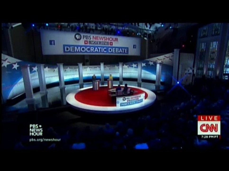 Dem Debate Moderator Reacts To Sanders Talking Vietnam:  'Oh God'