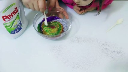 Borakssız Slime Deterjan İle Galaxy Slime- Slime Eğlencesi