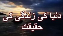 (Best) Duniya ki Zindagi ki Haqeeqat. Dunya keya ha . Dunya k mal o mtah ke keya wailuo ha .  Zindaghee aur haqeqat. Maulana Tariq Jameel