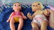 Baby Alive and Disney Princess Baby Belle Bath Time! BLIND BAGS! Baby Dolls Buble Bath!
