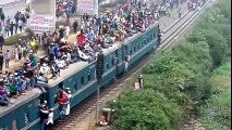 تسير القطار إلى إجتماع السنوي ﻷهل الدعوة والتبليغ في بنغلاديش Tablighi jamaat in_HIGH