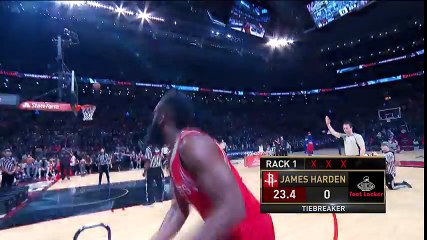 Three Point Contest James Harden - Tiebreaker February 13/2016  NBA All-Star 2016