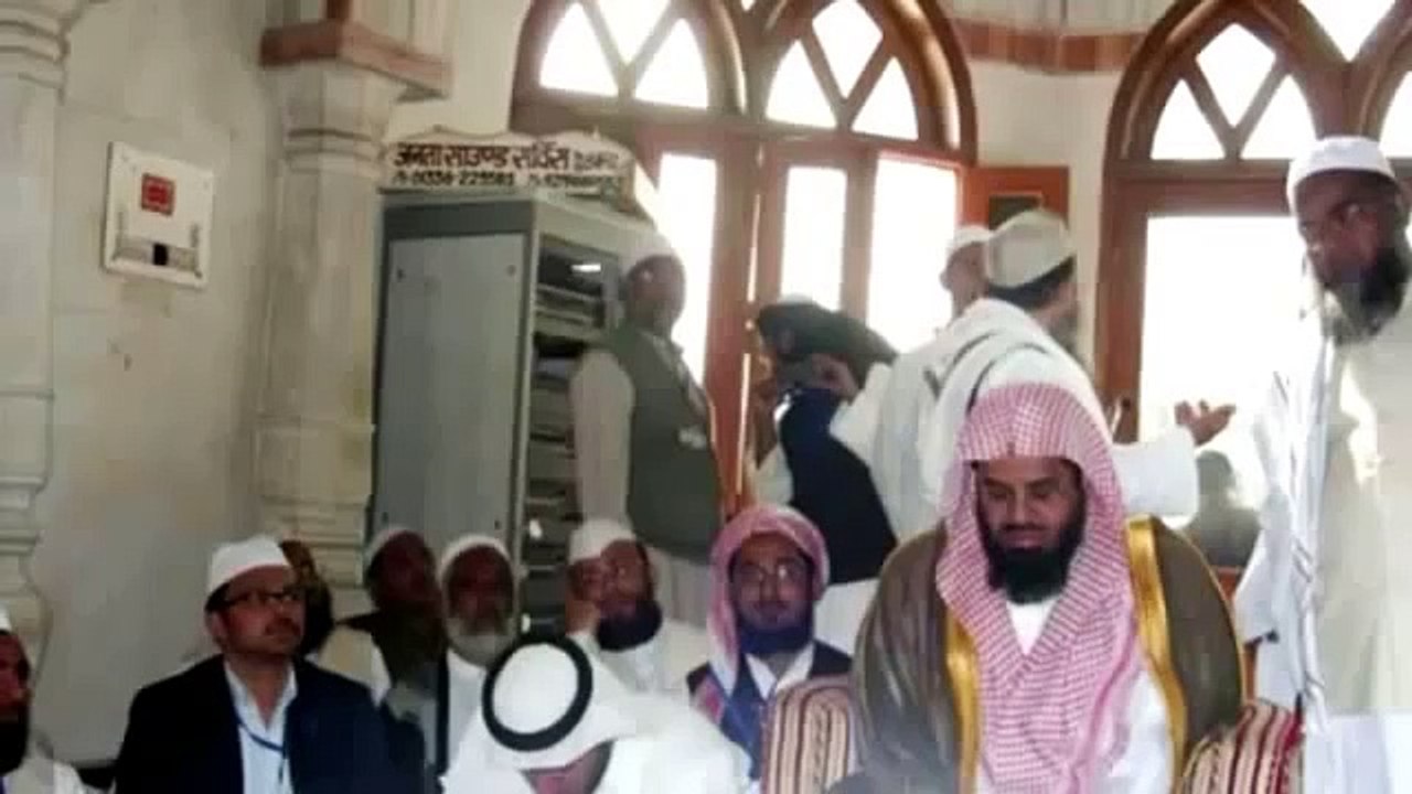 زيارة وكلمات لفضيلة الشيخ سعود الشريم حفظه الله عن جامعة اﻹسلامية دار العلوم ديوبند