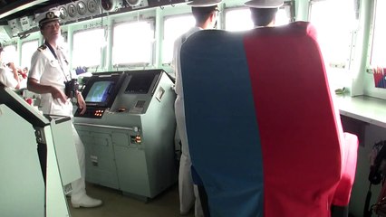 Bridge of a Japanese Destroyer work in Tokyo Bay