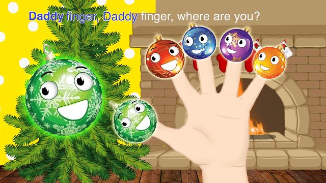 Christmas Tree Finger Family Nursery Rhymes Lyrics