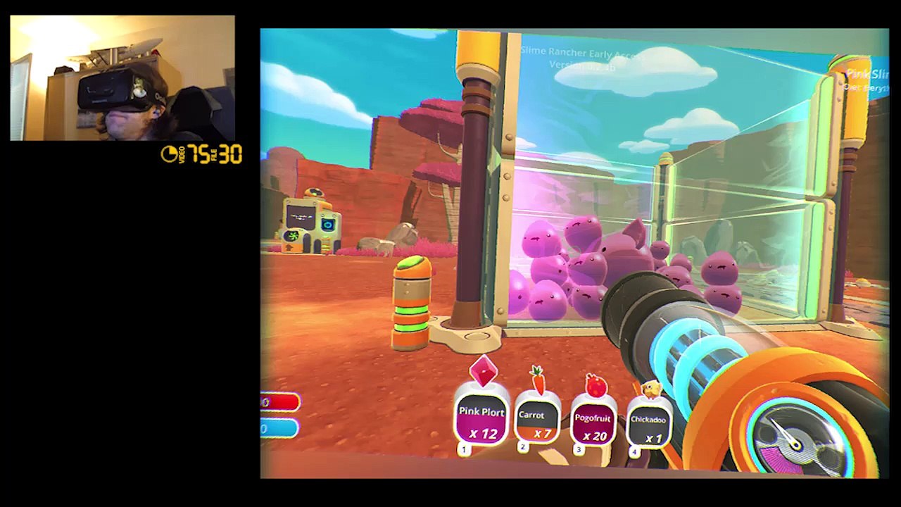 Oculus Rift DK2 & 3D - Slime Rancher (VorpX, Tridef) "Cocklamp"