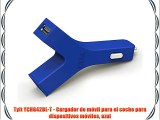 Tylt YCHG42BL-T - Cargador de móvil para el coche para dispositivos móviles azul