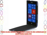 StilGut UltraSlim funda exclusíva en piel auténtica para el Nokia Lumia 520 azul noche