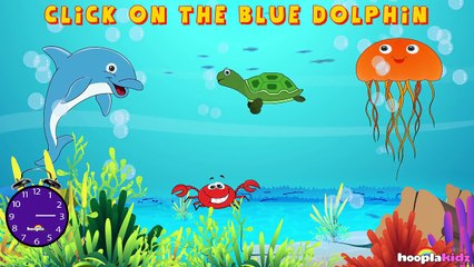 Learn Colors Under the Sea for Kids, Baby, Toddler Preschool Activity