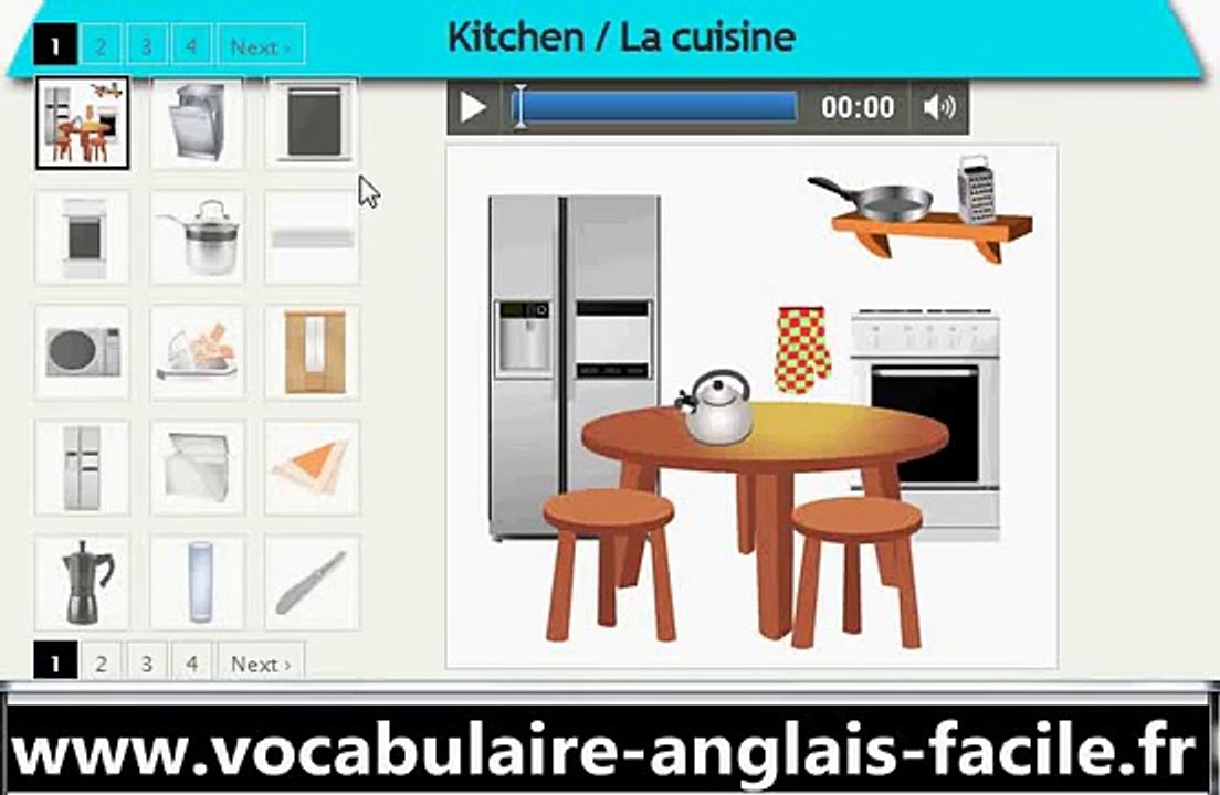 Vocabulaire anglais la maison (vocabulaire anglais facile)