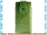 Suncase - Funda de cuero para Samsung Ativ S i8750 color verde