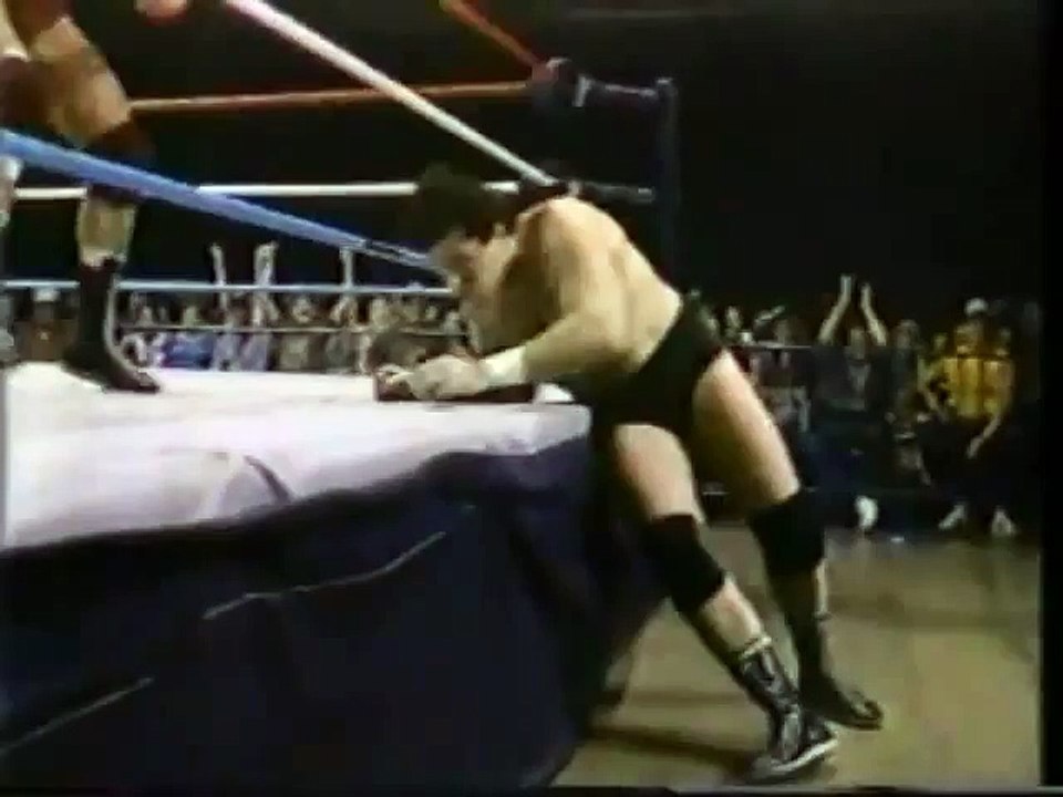 Tito Santana vs Iron Mike Sharpe   Championship Wrestling Dec 31st, 1983