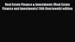 [PDF] Real Estate Finance & Investments (Real Estate Finance and Investments) 14th (fourteenth)