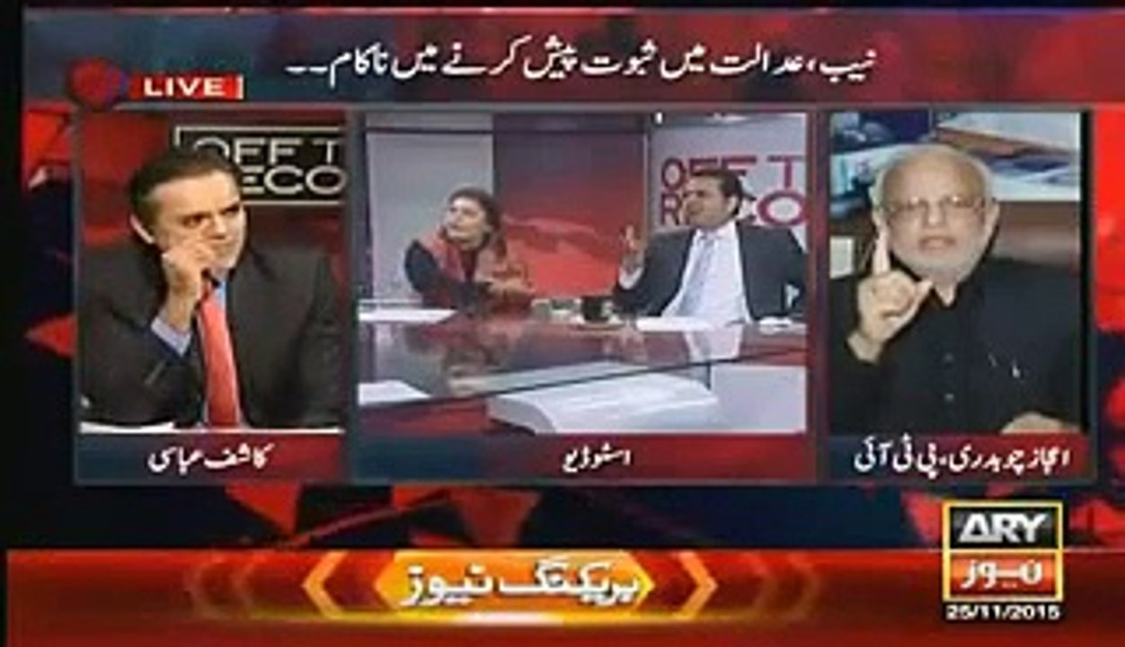 Talal Chaudhry and Shazia Marri fierce fight in Kashif Abbasi program