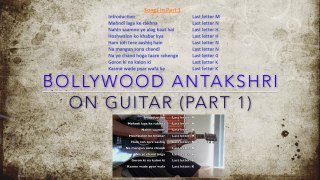 Bollywood Antakshari on guitar - Part 1