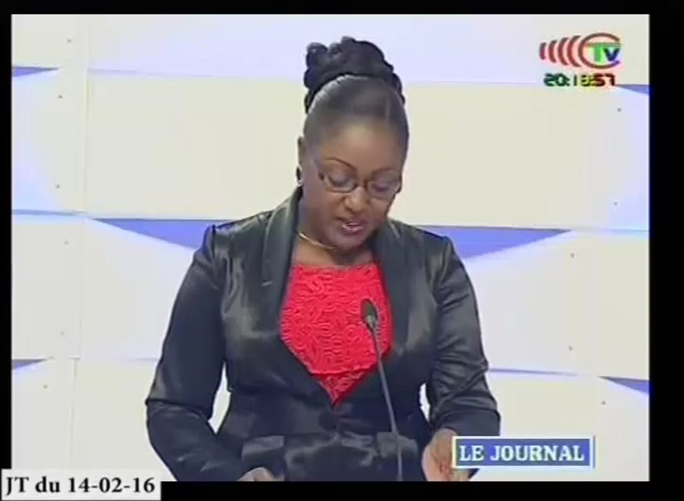 Journal de 20h TVCongo du Dimanche 14 février 2016 -By Congo-Site