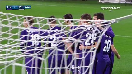 Mauro Zarate Goal HD - Fiorentina 1-1 Inter - 14-02-2016