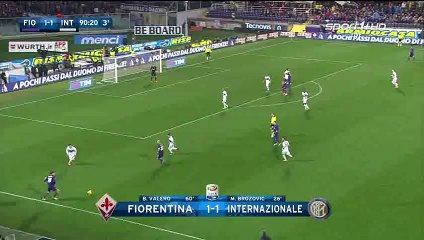 2-1 Khouma Babacar Goal - Fiorentina vs Inter - 14-02-2016 HD