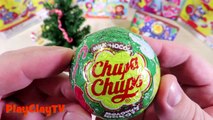 6 SURPRISE EGGS NICE chupa chups christmas toys surprise eggs unboxing kids toys игрушки мультики