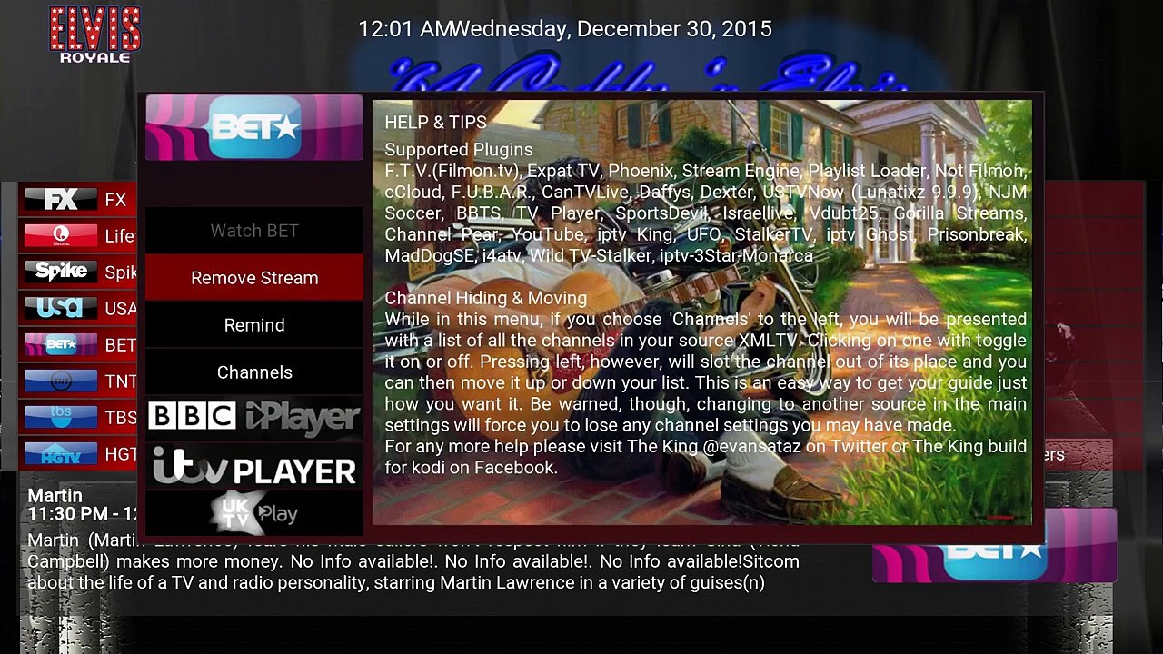 2016 - NEW LIVE TV GUIDE SETUP ON XBMC_KODI 9 IPTV STALKER CLONES !