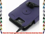 PDair B41 Purple Leather Case for Motorola Droid Razr Maxx