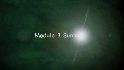 319.Module 3 Summary