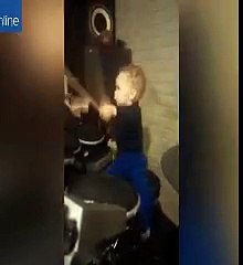 Amazing Two Year Old Drummer