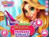 Design Rapunzels Princess Shoes - Disney Princess Games for Kids - Cartoon for children