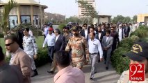Governer Sindh City Visit-14-02-16-92News HD
