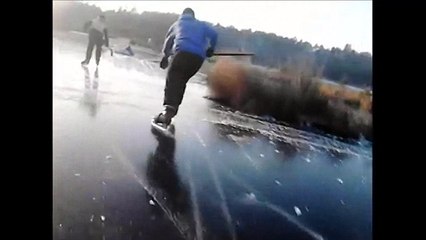 Катание на коньках по льду