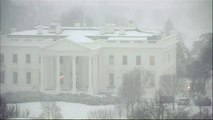 Snowzilla begins at the White House