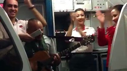 Air concert - A concert inside a flying Plane