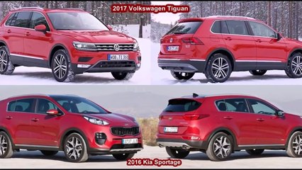 2016 Kia Sportage Vs 2017 Volkswagen Tiguan DESIGN!