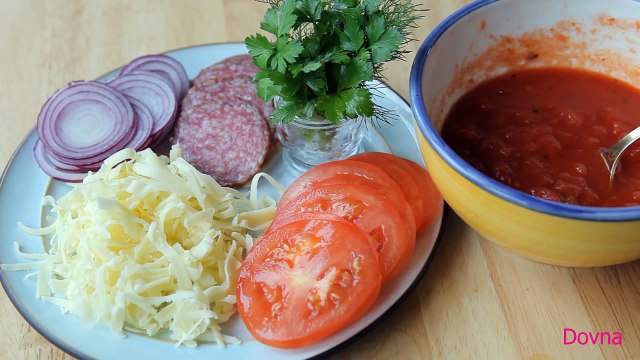 пицца на скорую руку на лаваше