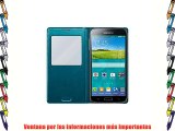 Samsung S-View - Funda para móvil Galaxy S5 (Inteligente permite controlar funciones como la