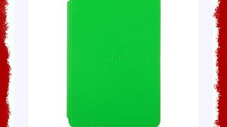 Mulbess® Amazon Kindle 4 Funda de cuero Piel Genuina con luz Amazon para Kindle 4 color Verde