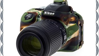 Easycover ECND5300C - Funda de silicona para Nikon D5300 color camuflaje