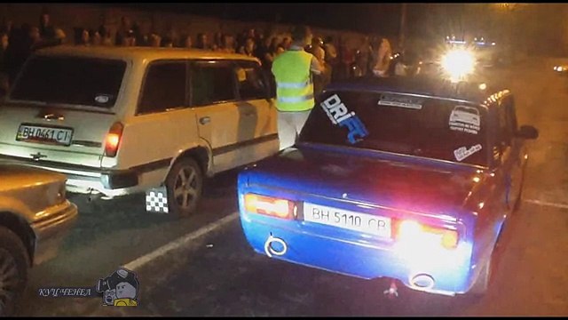 Уличные гонки ВАЗ 2102 против ВАЗ 2107