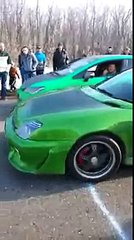 Уличные гонки на Civik и нисса