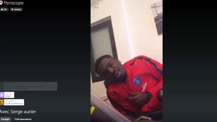 Le joueur du PSG, Serge Aurier, a-t-il traité de "fiotte" son entraîneur Laurent Blanc cette nuit dans une vidéo ?