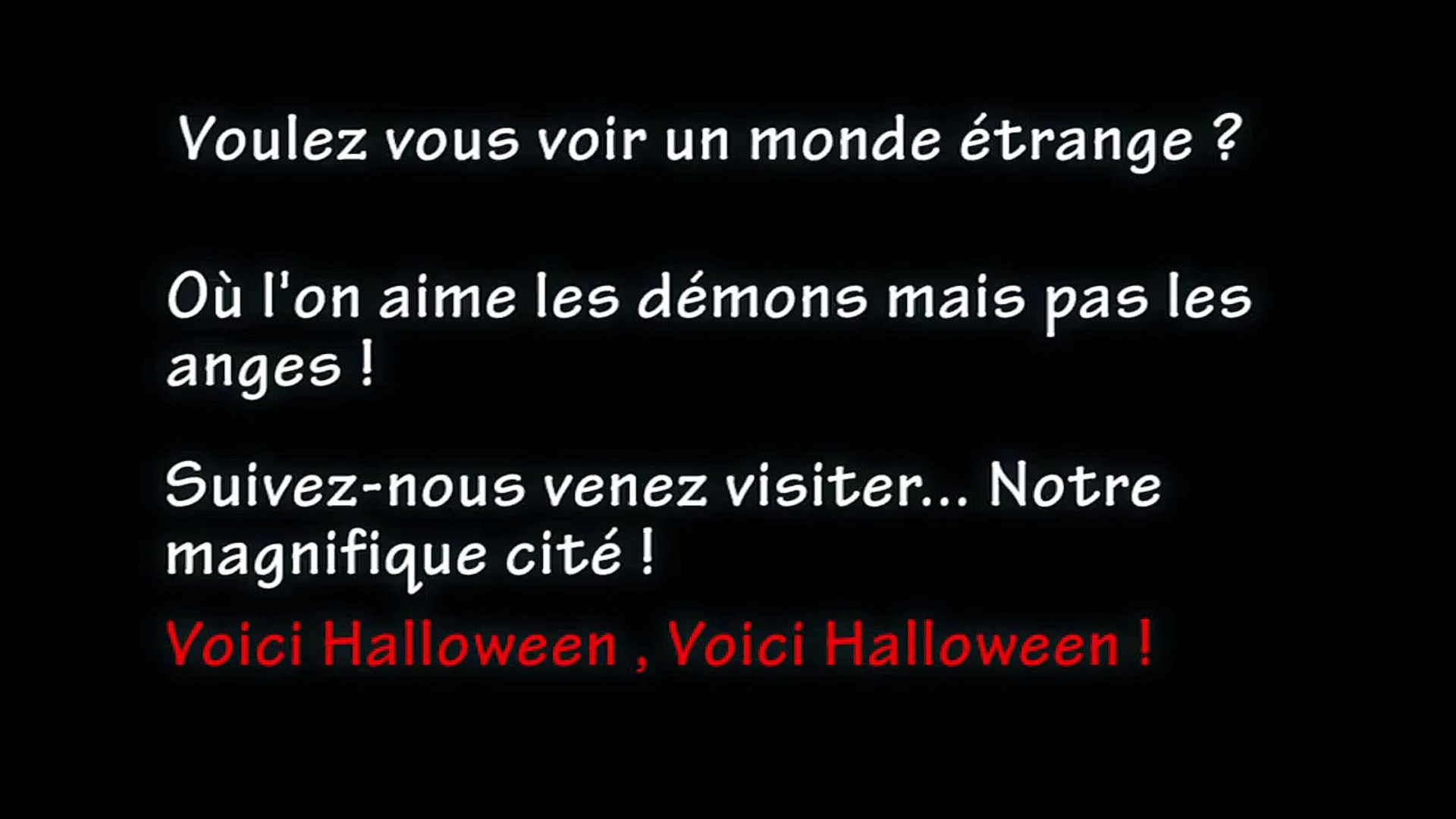 L étrange Noel De Monsieur Jack Musique Parole Bienvenue à Halloween / Létrange noël de mr jack ! – Видео Dailymotion