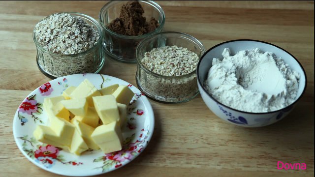 английский яблочный пирог APPLE CRUMBLE яблоки в крошке