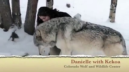 She's not afraid of the big bad wolf