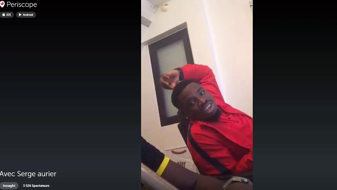 Serge Aurier insulte Laurent Blanc sur Periscope