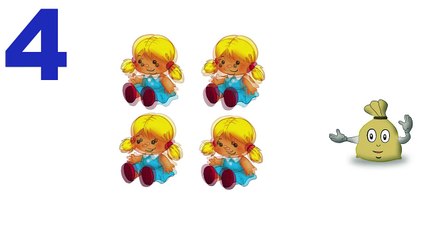 Обучающие, Развивающие мультики для детей 1, 2, 3 года (лет). Учим цифры.